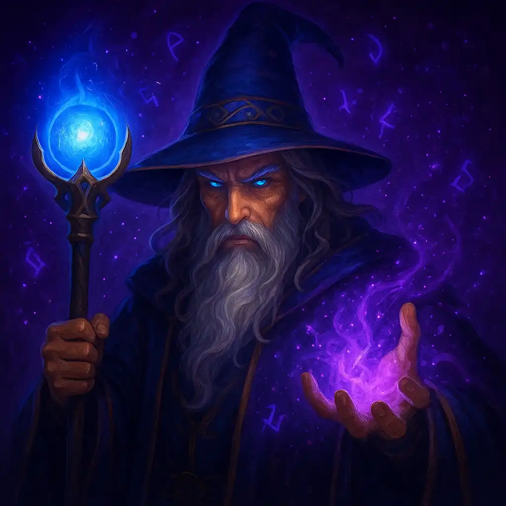 Rise of Merlin slot game screenshot
